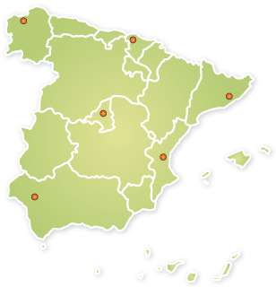 map of spain